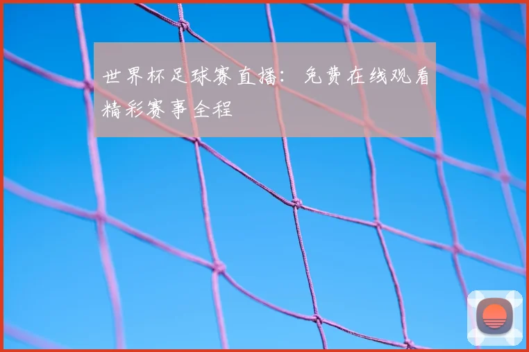 世界杯足球赛直播：免费在线观看精彩赛事全程